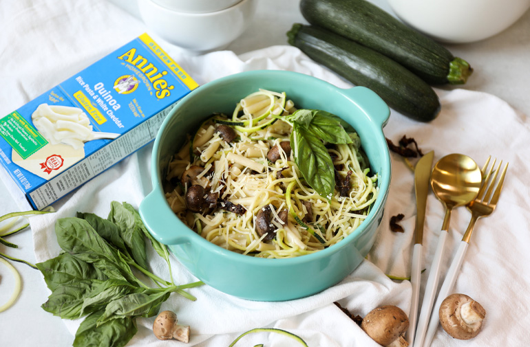 Gluten Free Quinoa Zucchini Mac | Annie‘s