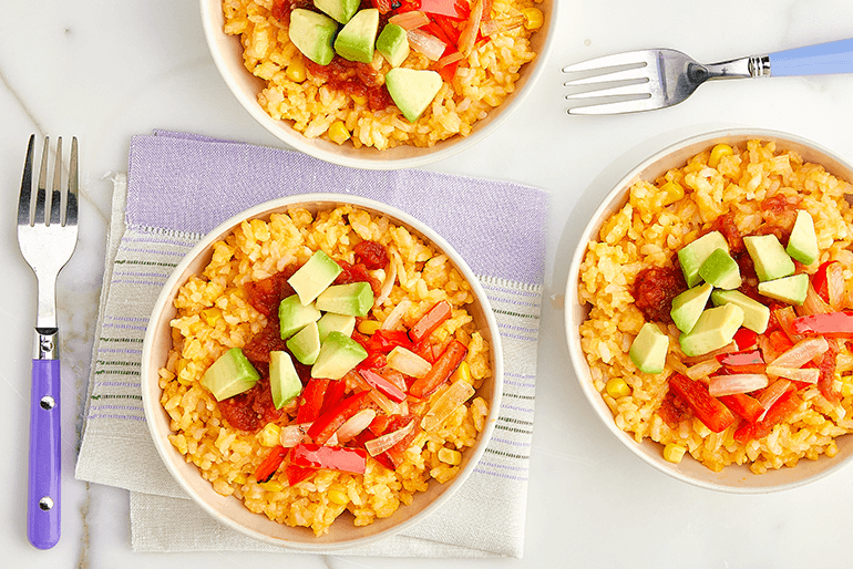 Vegan Fajita Rice Bowls | Recipes | Annie's