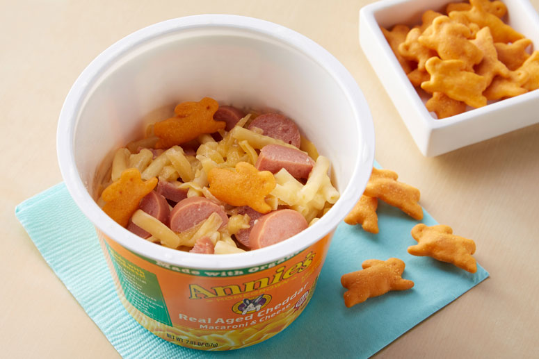Cheesy Hot Dog Macaroni & Cheese Cup | Annie‘s